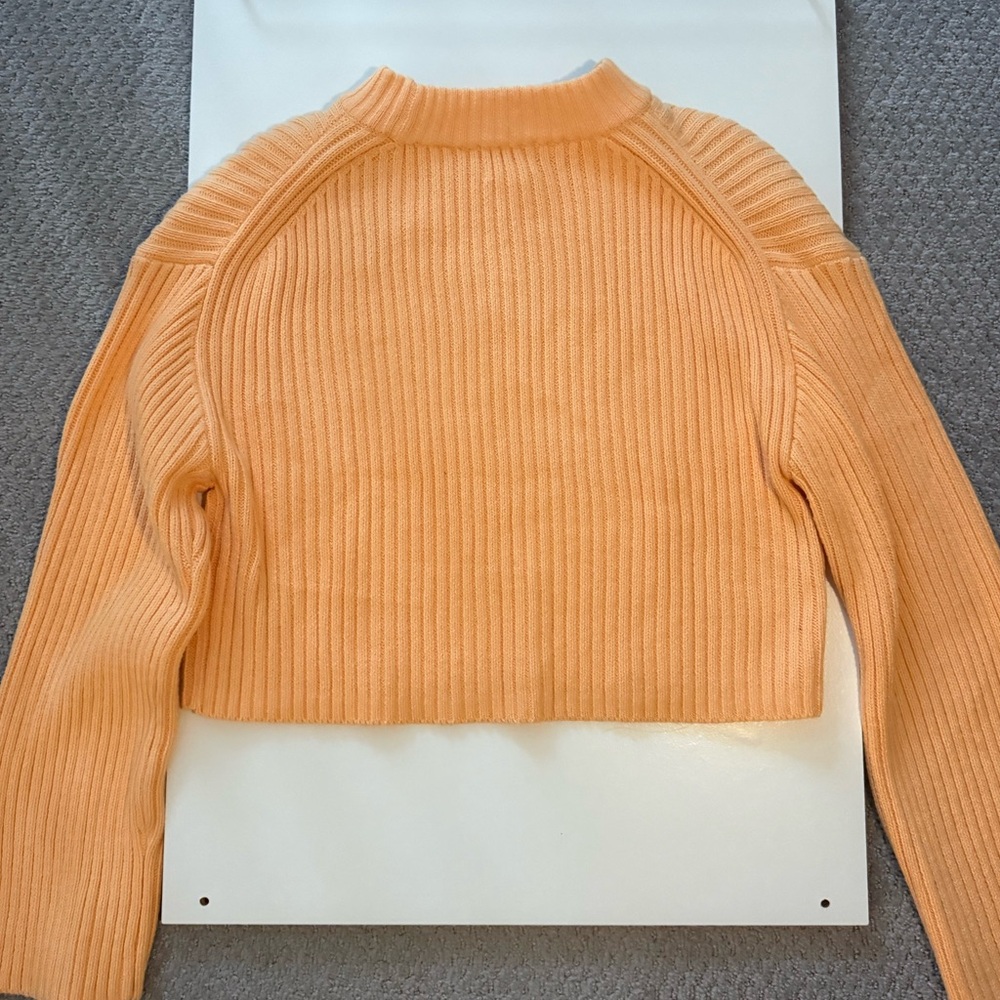 H&M Ribbed Orange Sweater - Picture 3 of 4